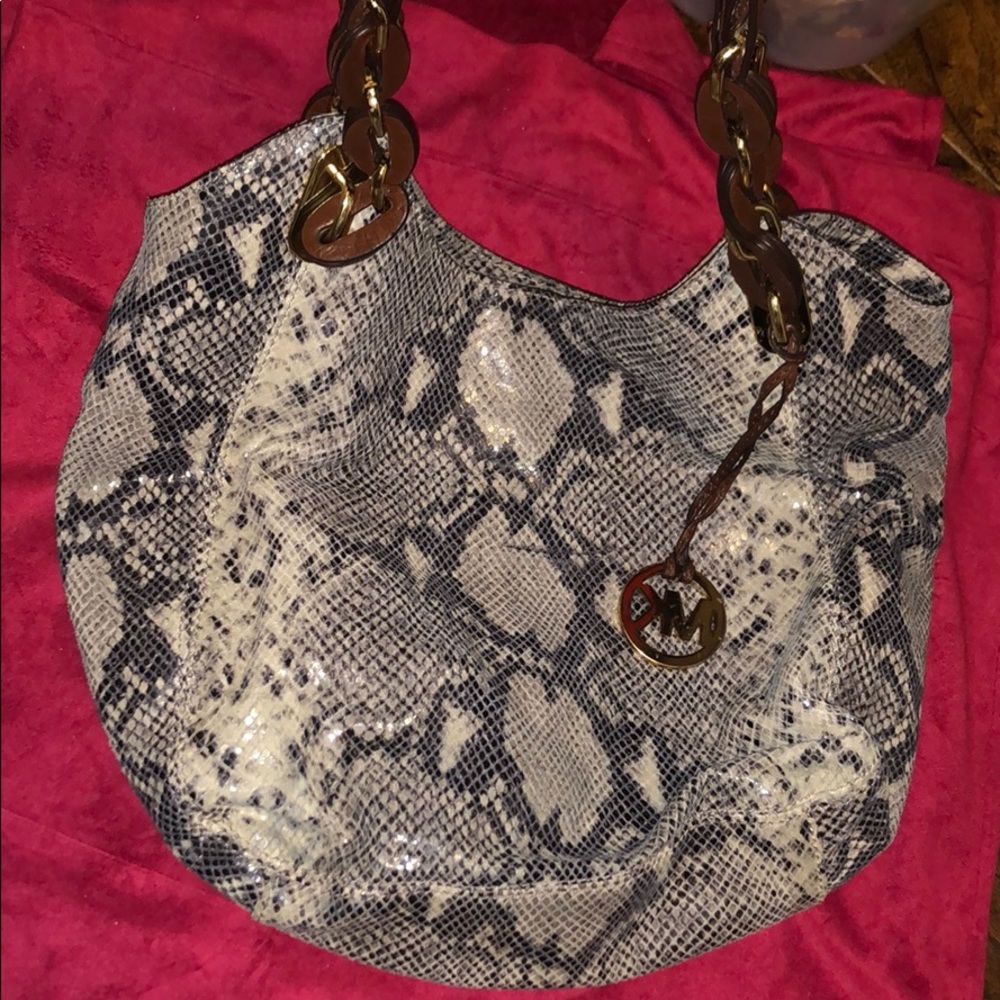 Snake print Michael Kors Bag